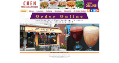 Desktop Screenshot of chenvegetarian.com
